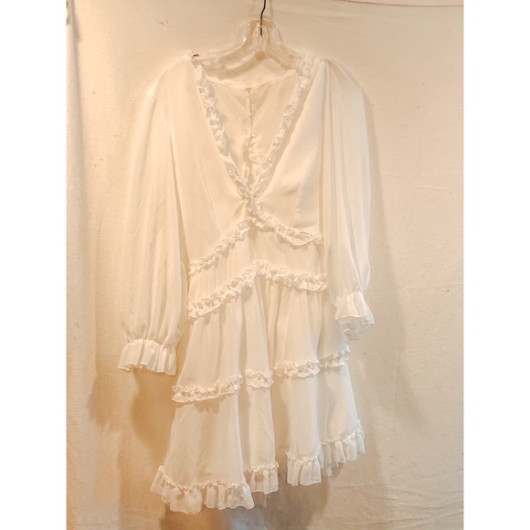 White Boho Dress